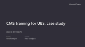 thumbnail of medium CMS Training for UBS: case study