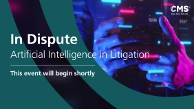 thumbnail of medium In Dispute: Artificial Intelligence in litigation 2024 livestream