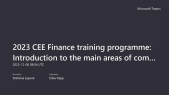 thumbnail of medium 2023 CEE Finance training programme_ Introduction to the main areas of competition law for finance lawyers- 6 December 2023