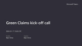 thumbnail of medium CMS Green Claims kick-off call 