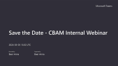 thumbnail of medium Internal Webinar on CBAM 5 March 2024
