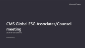 thumbnail of medium CMS Global ESG Associates Counsel Meeting